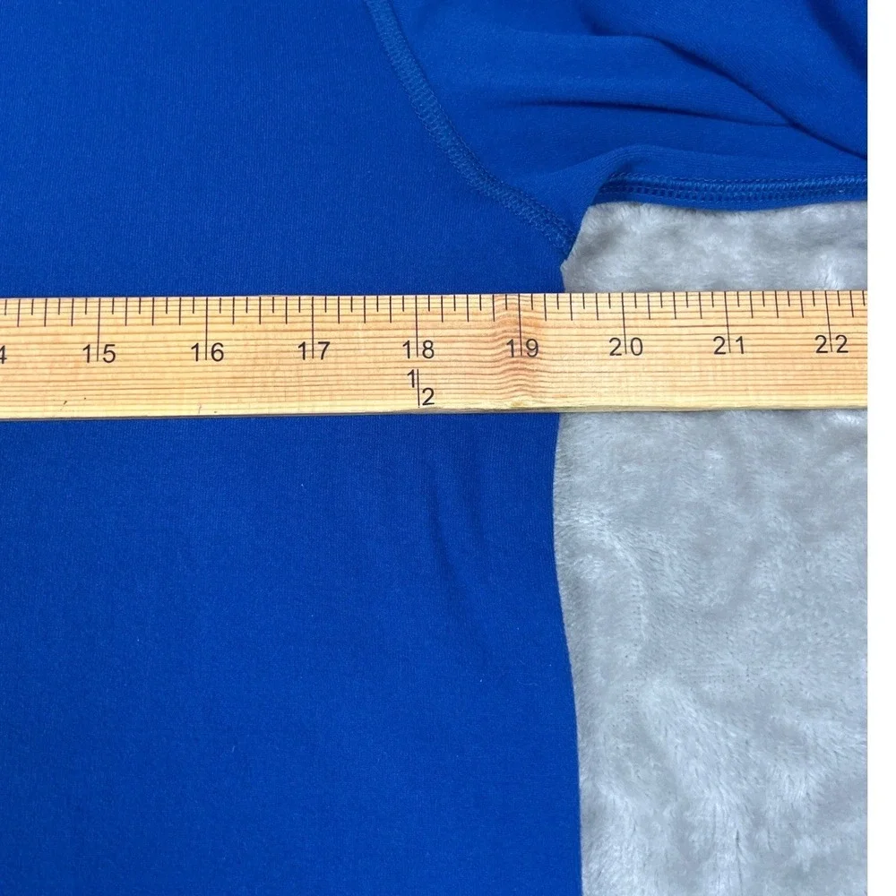 Lululemon Mens Medium Blue Running Pullover Thumbhole Long Sleeve Athletic Top